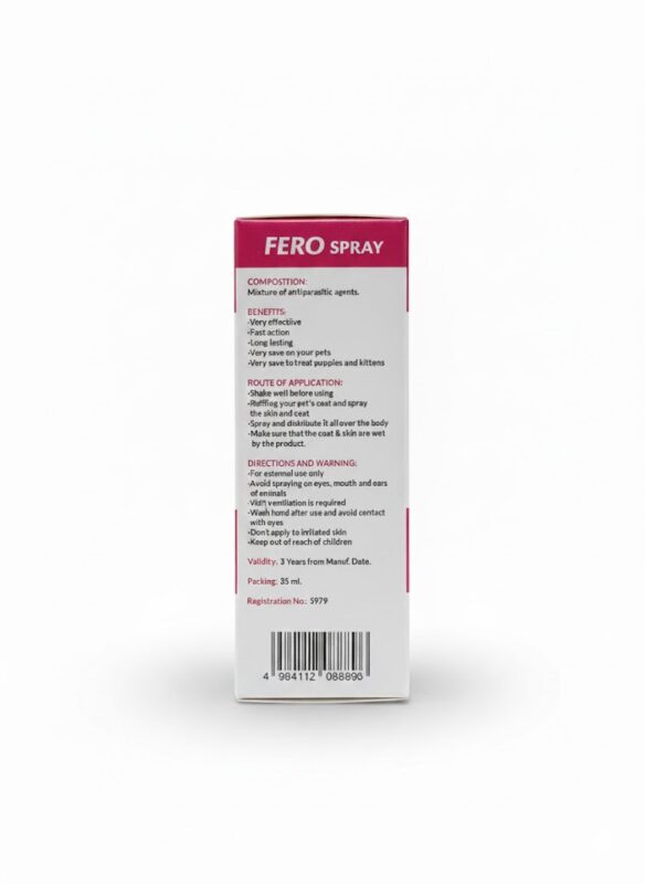 Fero Spray 100ml - antifleas & ticks