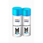 Dry shampoo anti-fleas 150gm from omnigaurd - blue